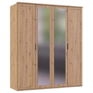 MID.YOU ŠATNÍ SKŘÍŇ S OTOČNÝMI DVEŘMI, dub artisan, 180/210/58 cm obraz