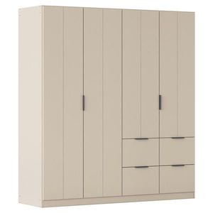 Rauch Möbel ŠATNÍ SKŘÍŇ S OTOČNÝMI DVEŘMI, šampaňská, 181/197/56 cm obraz