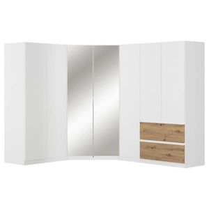 Rauch Möbel ROHOVÁ ŠATNÍ SKŘÍŇ, bílá, dub artisan, 208/197/253 cm obraz