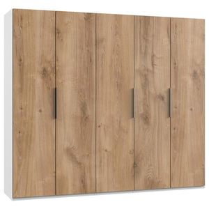 MID.YOU ŠATNÍ SKŘÍŇ S OTOČNÝMI DVEŘMI, bílá, barvy dubu, 250/216/58 cm obraz