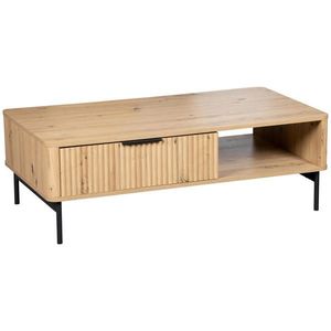 MID.YOU KONFERENČNÍ STOLEK, černá, dub artisan, kov, kompozitní dřevo, 110/60/37 cm obraz