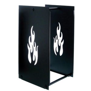 KOŠ NA DŘEVO KE KRBU černá obraz