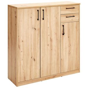 Xora KOMODA, dub artisan, 106/110/36 cm obraz