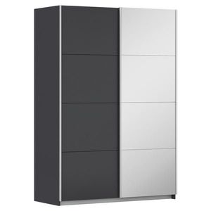 Rauch Möbel SKŘÍŇ S POSOUVACÍMI DVEŘMI, barvy grafitu, barvy stříbra, 136/197/61 cm obraz