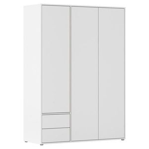 Rauch Möbel ŠATNÍ SKŘÍŇ S OTOČNÝMI DVEŘMI, bílá, 140/194/53 cm obraz