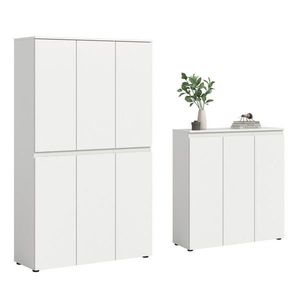 Livetastic SKŘÍŇ NA ODĚV, bílá, 235/175/37 cm obraz