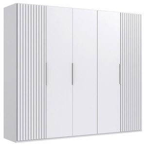 MID.YOU ŠATNÍ SKŘÍŇ S OTOČNÝMI DVEŘMI, bílá, 250/216/58 cm obraz