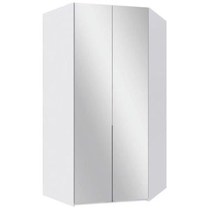 MID.YOU ROHOVÁ ŠATNÍ SKŘÍŇ, bílá, 120/236/120 cm obraz