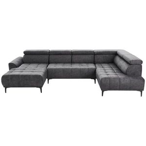 Stylife SEDACÍ SOUPRAVA, textil, barvy grafitu obraz