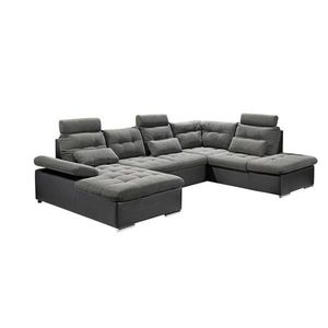 MID.YOU SEDACÍ SOUPRAVA, textil, šedá, černá obraz