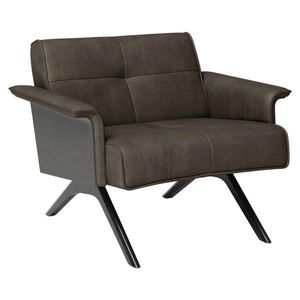 Joop! KŘESLO, kůže, šedavě hnědá obraz