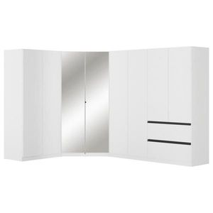 Rauch Möbel ROHOVÁ ŠATNÍ SKŘÍŇ, bílá, 208/197/298 cm obraz