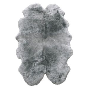 OVČÍ KOŽEŠINA, 105/180 cm, barvy stříbra obraz