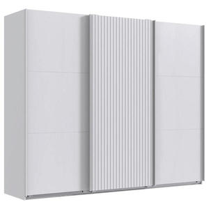 MID.YOU SKŘÍŇ S POSOUVACÍMI DVEŘMI, bílá, 300/216/65 cm obraz