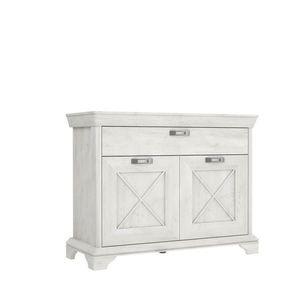 MID.YOU ŠIROKÁ KOMODA, bílá, barvy pinie, 123, 3/95, 9/48, 2 cm obraz