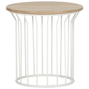 Landscape ODKLÁDACÍ STOLEK, dub, přírodní barvy, bílá, barvy dubu obraz