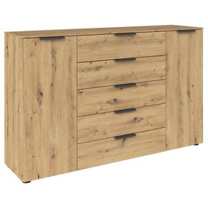 Rauch Möbel KOMODA, barvy grafitu, dub artisan, 160/100/42 cm obraz