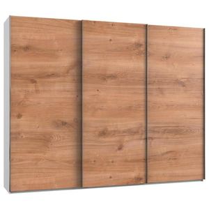 MID.YOU SKŘÍŇ S POSOUVACÍMI DVEŘMI, bílá, barvy dubu, 300/236/65 cm obraz