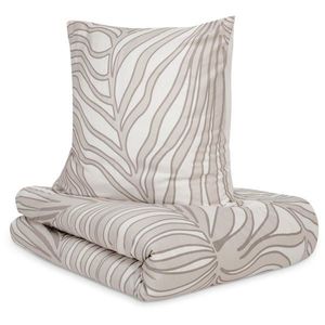 S. Oliver OBOUSTRANNÉ POVLEČENÍ, makosatén, šedá, béžová, 140/200 cm obraz