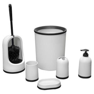 Sadena SADA KOUPELNOVÝCH DOPLŇKŮ černá, bílá obraz