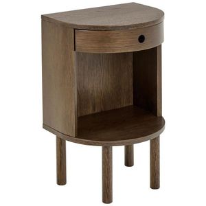 MID.YOU NOČNÍ STOLEK, tmavý dub, 40/60/31, 5 cm obraz