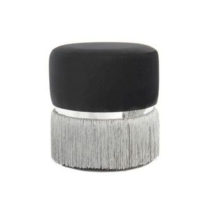 TABURET, kov, textil, kompozitní dřevo, 41/44, 5/41 cm obraz