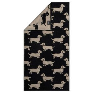 Cawoe OSUŠKA DO SPRCHY, 80/150 cm, černá, béžová obraz