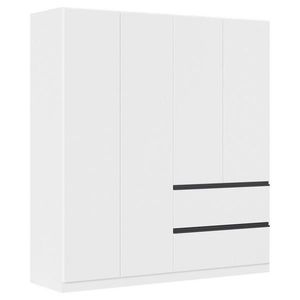 Rauch Möbel ŠATNÍ SKŘÍŇ S OTOČNÝMI DVEŘMI, bílá, 181/197/54 cm obraz