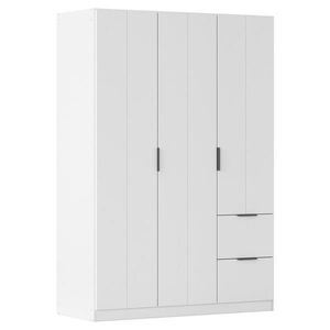 Rauch Möbel ŠATNÍ SKŘÍŇ S OTOČNÝMI DVEŘMI, bílá, 136/197/54 cm obraz