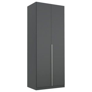 Rauch Möbel ŠATNÍ SKŘÍŇ S OTOČNÝMI DVEŘMI, šedá, 91/229/54 cm obraz