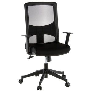 MID.YOU OTOČNÁ ŽIDLE, síťovina, plochá tkanina, černá obraz