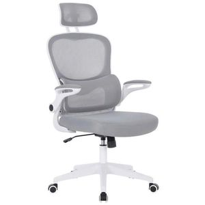 Carryhome OTOČNÁ ŽIDLE, síťovina, šedá, bílá obraz