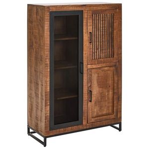 Landscape VITRÍNA, mangové dřevo, přírodní barvy, 90/142/40 cm obraz