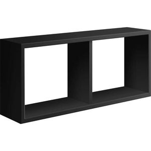 Xora NÁSTĚNNÝ REGÁL, černá, 59/30/14, 5 cm obraz