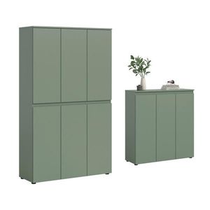 Livetastic SKŘÍŇ NA ODĚV, šedozelená, 235/175/37 cm obraz