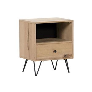 Landscape NOČNÍ STOLEK, dub, barvy dubu, 45/55/35 cm obraz