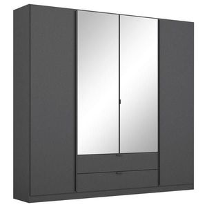 Rauch Möbel ŠATNÍ SKŘÍŇ S OTOČNÝMI DVEŘMI, šedá, 181/197/54 cm obraz