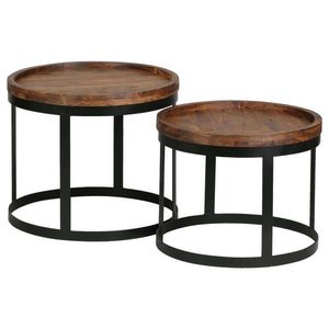 MID.YOU SADA STOLKŮ, sheesham, barvy sheesham obraz