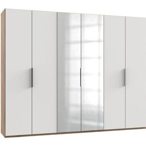 MID.YOU ŠATNÍ SKŘÍŇ S OTOČNÝMI DVEŘMI, bílá, barvy dubu, 300/236/58 cm obraz