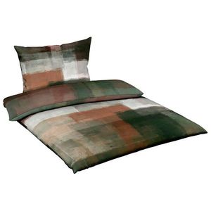 Fleuresse POVLEČENÍ, makosatén, hnědá, bílá, tmavě zelená, rezavá, lesní zelená, 140/200 cm obraz