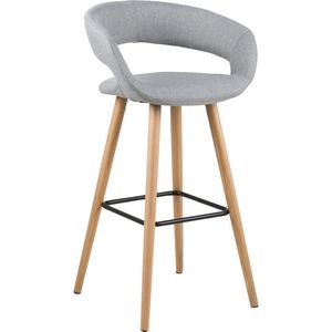 Carryhome BAROVÁ ŽIDLE, světle šedá obraz