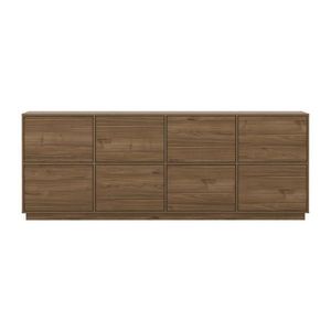 MID.YOU ŠIROKÁ KOMODA, barvy ořechu, 220, 5/82, 5/41, 5 cm obraz