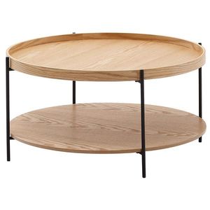 MID.YOU KONFERENČNÍ STOLEK, hnědá, kompozitní dřevo, 78/78/40 cm obraz