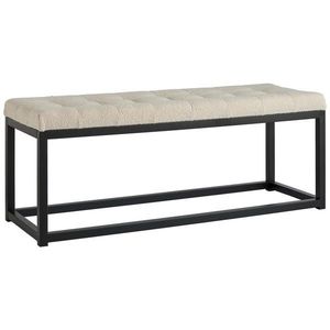 MID.YOU TABURETOVÁ LAVICE, kov, textil, kompozitní dřevo, 120/45/42 cm obraz