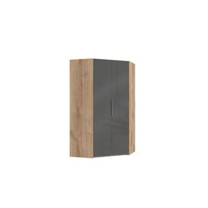 MID.YOU ROHOVÁ SKŘÍŇ, šedá, barvy dubu, 120/216/120 cm obraz