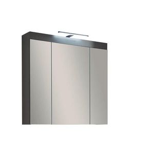 MID.YOU ZRCADLOVÁ SKŘÍŇKA, barvy grafitu, barvy grafitu, 80/77/17 cm obraz