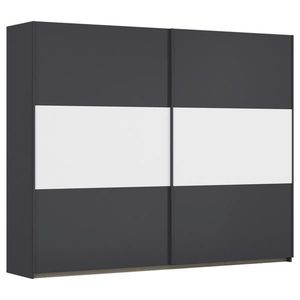 Rauch Möbel SKŘÍŇ S POSOUVACÍMI DVEŘMI, šedá, bílá, 261/210/59 cm obraz