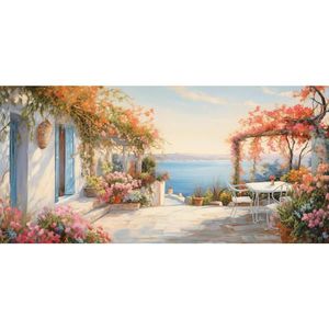 MALBA NA PLÁTNĚ, pláž a moře, 115/55 cm obraz