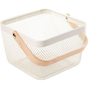 Ambia Home DEKORAČNÍ KOŠÍK bílá, světle hnědá obraz