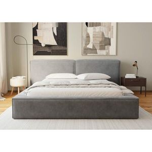 Boxxx ČALOUNĚNÁ POSTEL, 200/200 cm, antracitová obraz